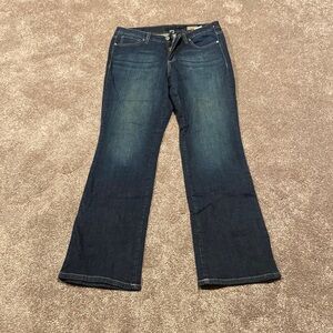 Vintage Boho Bootcut Jeans Dark Wash SIZE 12/31